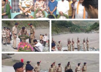 आईटीबीपी के दिवंगत जवान भीम सिंह नेगी का सैन्य सम्मान के साथ अंतिम संस्कार