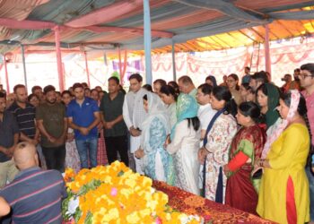 राजकीय सम्मान के साथ दी गई केदारनाथ विधायक शैला रानी रावत को विदाई