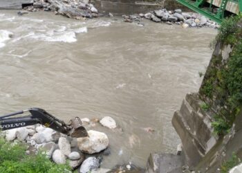 केदारनाथ राजमार्ग कुंड में बेली ब्रिज का कार्य प्रगति पर