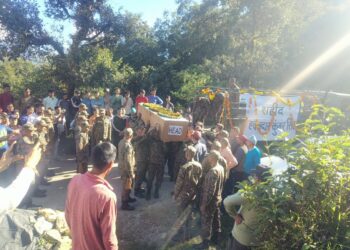 शहीद कुंवर सिंह को नम आँखों से दी विदाई