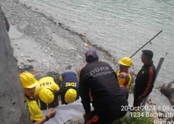 रुद्रप्रयाग बेलनी में खाई में गिरने से युवक की मौत