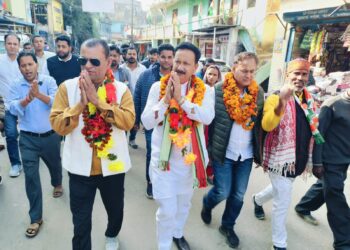 कांग्रेस प्रदेश अध्यक्ष करण माहरा ने किया केदारनाथ विस के विभिन्न क्षेत्रों का भ्रमण – नेगी