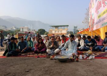 कैबिनेट मंत्री ने मेला एवं प्रदर्शनी स्थल का भूमि पूजन किया,14 नवंबर को मुख्यमंत्री धामी करेंगे बैकुंठ चतुर्दशी एवं प्रदर्शनी का शुभारम्भ