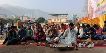 कैबिनेट मंत्री ने मेला एवं प्रदर्शनी स्थल का भूमि पूजन किया,14 नवंबर को मुख्यमंत्री धामी करेंगे बैकुंठ चतुर्दशी एवं प्रदर्शनी का शुभारम्भ