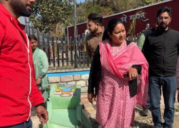 महापौर भंडारी ने गंगादर्शन पार्क और गौशाला का किया निरीक्षण