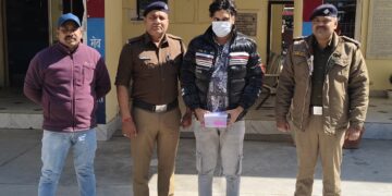श्रीनगर से सोना चोरी करने वाला आरोपी पुलिस ने दिल्ली से धरा