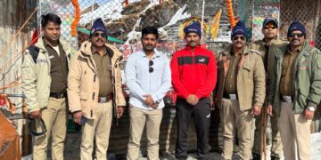 शीतकालीन यात्रा के दृष्टिगत एसपी रुद्रप्रयाग ने तुंगनाथ पैदल ट्रैक का किया भ्रमण
