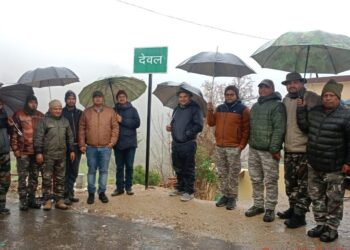 गुलदार को पकड़ने के लिए सघन अभियान जारी ,खराब मौसम एवं बारिश के बीच जारी रहा अभियान, वन विभाग की 32 सदस्यीय टीम कर रही माॅनीटरिंग