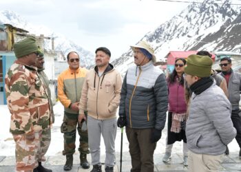 केदारनाथ यात्रा 2025 की तैयारियों का जायजा लेने पहुंचे केदारनाथ यात्रा प्रभारी सचिव युगल किशोर पंत