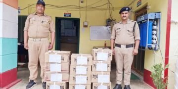 स्विफ्ट कार से 12 पेटी (144 बोतल ) शराब बरामद, वाहन चालक मौके से हुआ फरार