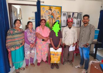 नाबालिग बालिका को सकुशल परिजनों तक पहुंचाया गया