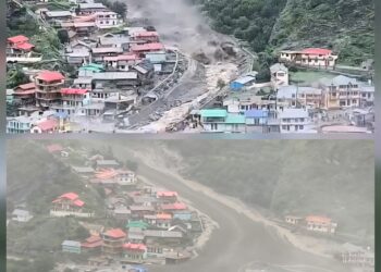 धराली रेस्क्यू ऑपरेशन,ख़राब मौसम के कारण वापस लौटा एमआई-17 हेलीकॉप्टर