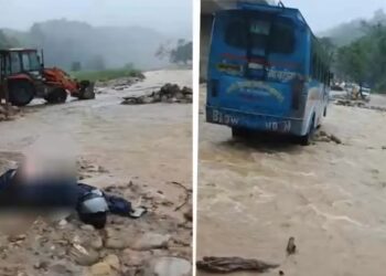 रामनगर में बस के ब्रेकफेल होने से दर्दनाक हादसा, दो की मौत।