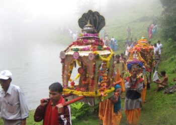 चमोली में नंदा लोकजात यात्रा का हुआ समापन,धियाणियों’ (बेटियों) की आँखें अश्रुओं से छलछला गईं