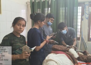 भालू के हमले में ग्रामीण घायल, अस्पताल में चल रहा उपचार