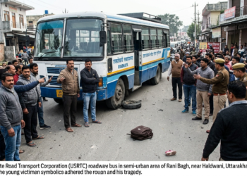 रानीबाग में बड़ा सड़क दर्दनाक हादसा!! रोडवेज बस ने 4 साल की बच्ची को कुचला