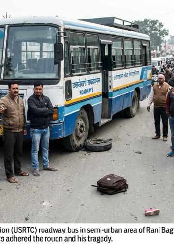 रानीबाग में बड़ा सड़क दर्दनाक हादसा!! रोडवेज बस ने 4 साल की बच्ची को कुचला