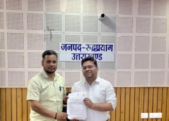 केदारनाथ यात्रा व्यवस्थाओं को लेकर बद्रीनाथ-केदारनाथ मंदिर समिति सदस्य डॉ विनीत पोस्ती ने की सख्ती की मांग, डीएम को सौंपा पत्र