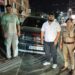 हुड़दंग करने पर पुलिस ने की कार्रवाई, वाहन सीज