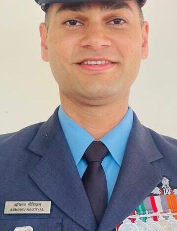 उत्तरकाशी के स्क्वाड्रन लीडर अभिनव नौटियाल को ‘ऑपरेशन सिंदूर’ में उत्कृष्ट सेवा पर सीडीएस सम्मान