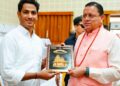 रेल परियोजना से प्रभावित ग्रामीणों की समस्याओं का हो समाधान,सीएम धामी से मिले रितांशु कंडारी, सौंपा ज्ञापन