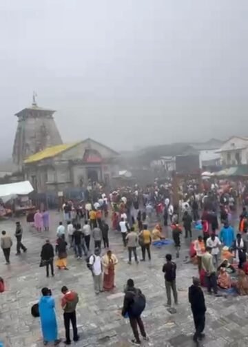 श्रावण के अंतिम सोमवार को बाबा केदार के दर्शन के लिए उमड़ा आस्था का सैलाब