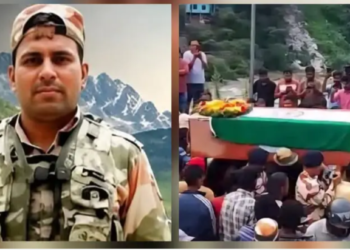ट्रेन हादसे में आईटीबीपी जवान की मौत, नारायणबगड़ में गमगीन माहौल में हुआ अंतिम संस्कार