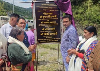 पलेठी गांव की वर्षों पुरानी मांग हुई पूरी, पलेठी शिवालय तक बनेगा 2.55 किमी मोटर मार्ग