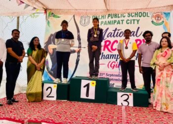 12 वर्षीय सनाया ने सीबीएसई नेशनल आर्चरी में जीता गोल्ड