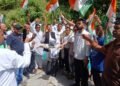 कीर्तिनगर में कांग्रेस का प्रदर्शन, निर्वाचन आयोग की कार्यप्रणाली पर उठाए सवाल