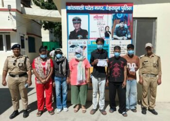 किराये के कमरे में चल रहा था देह व्यापार, नाबालिग युवती को किया रेस्क्यू,पटेलनगर पुलिस ने गिरोह के सरगना समेत छह आरोपियों को गिरफ्तार किया, 18 हजार रुपये और आपत्तिजनक सामग्री बरामद