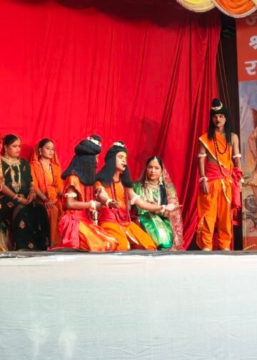 राम-केवट संवाद ने जीता दर्शकों का दिल, भरत संताप लीला का भावपूर्ण मंचन