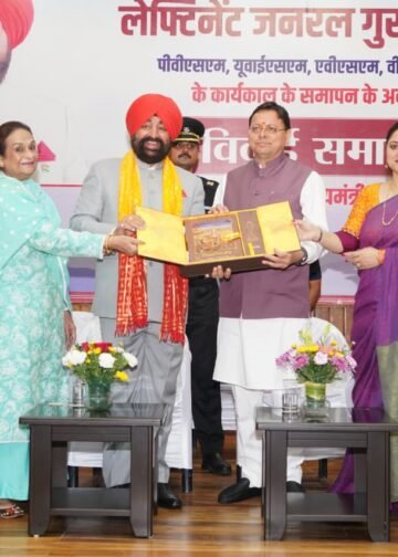 राज्यपाल के रूप में गुरमीत सिंह का कार्यकाल उत्तराखण्ड के विकास, शिक्षा, युवा प्रोत्साहन और महिला सशक्तीकरण के लिए रहा महत्वपूर्ण: मुख्यमंत्री